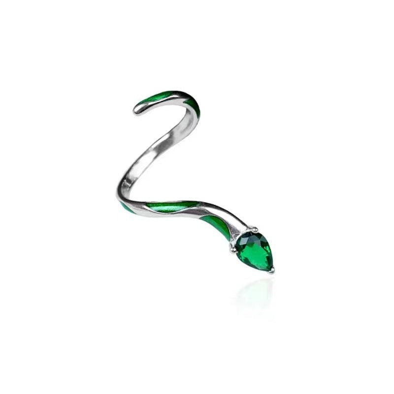 Smart Pet On Fingertips Simulated Snakes Knuckle Personality Rings