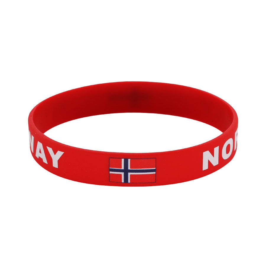 Cup Silicone National Team Canada Ink Flag Bracelets