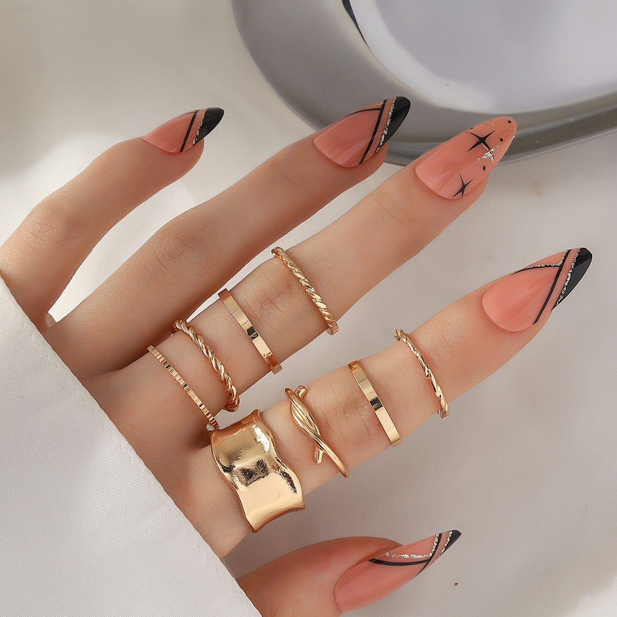 Women's Butterfly Open More Than Knuckle Sets Of Ring