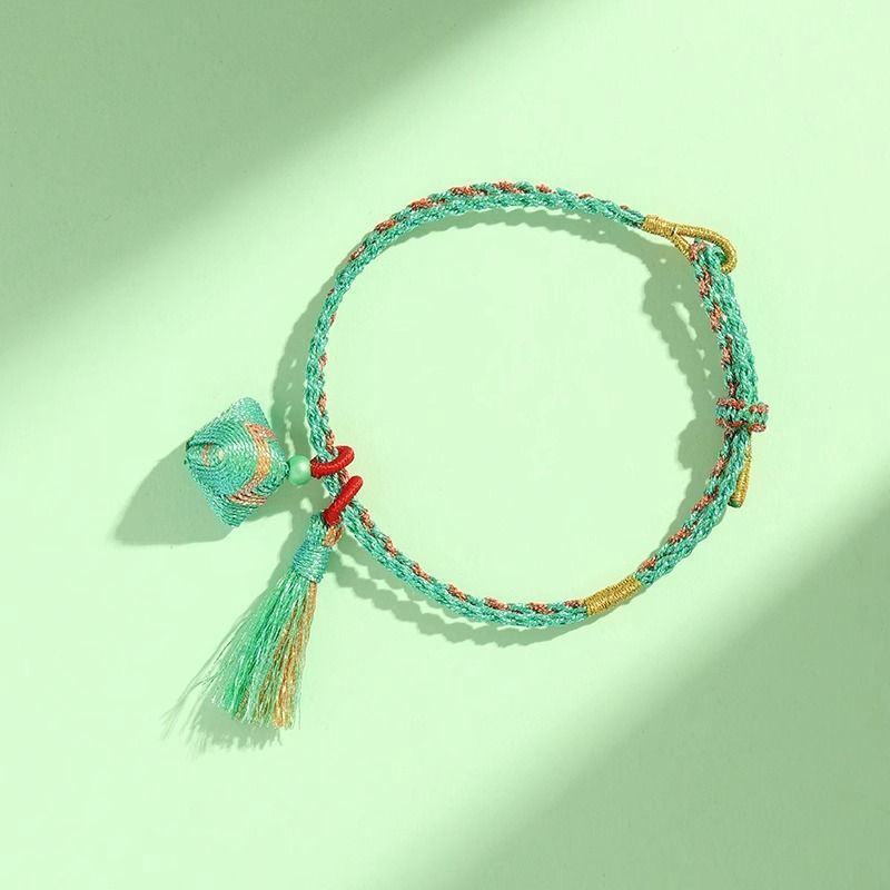 Small Gift Tassel Adjustable Red Rope Dragon Boat Festival Bracelet