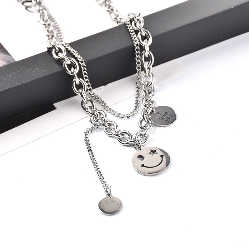 Women's Steel Sweater For Niche Design Trendy Necklaces