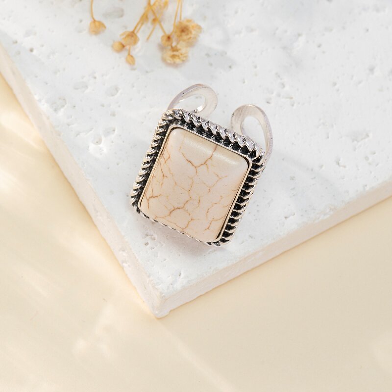 Women's Bohemian Retro Personalized Turquoise Fashion Rings