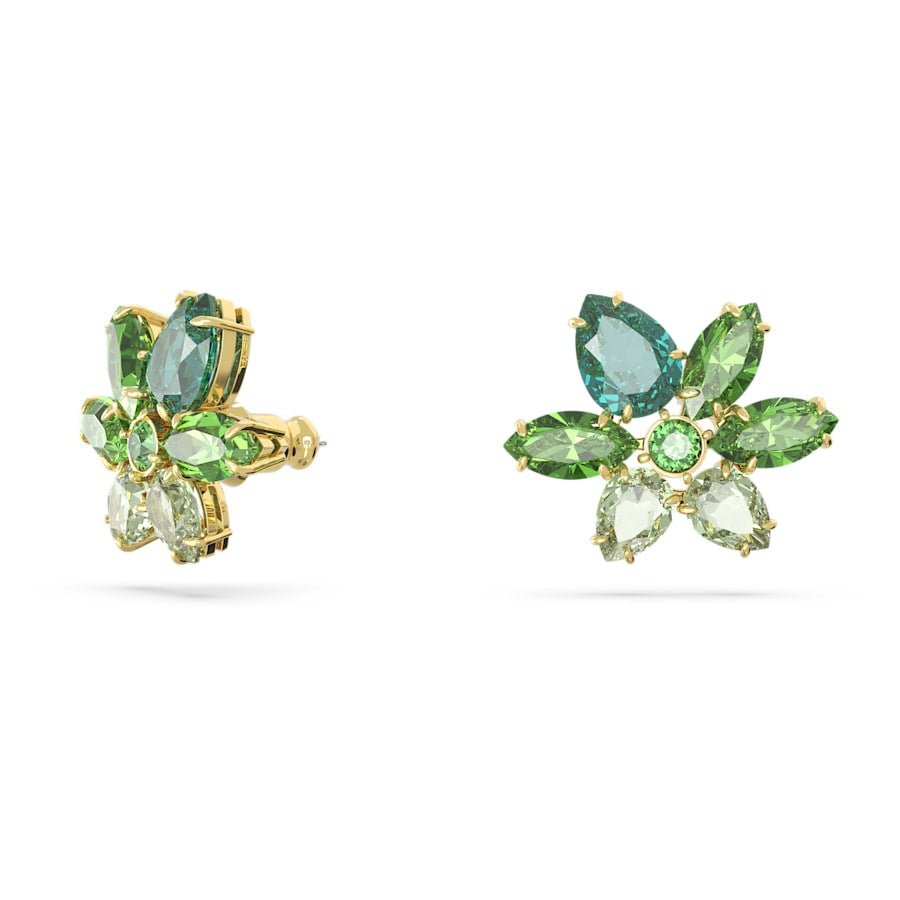 Candy Colorful Female Austrian Crystal Contrast Earrings