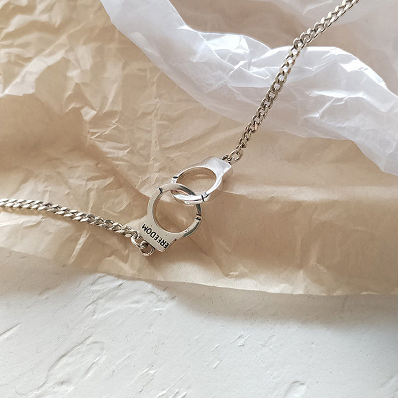 Female Retro Hip Hop Cold Wind Clavicle Chain Cool Necklace