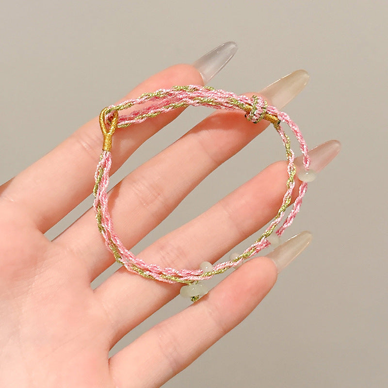 Small Gift Tassel Adjustable Red Rope Dragon Boat Festival Bracelet