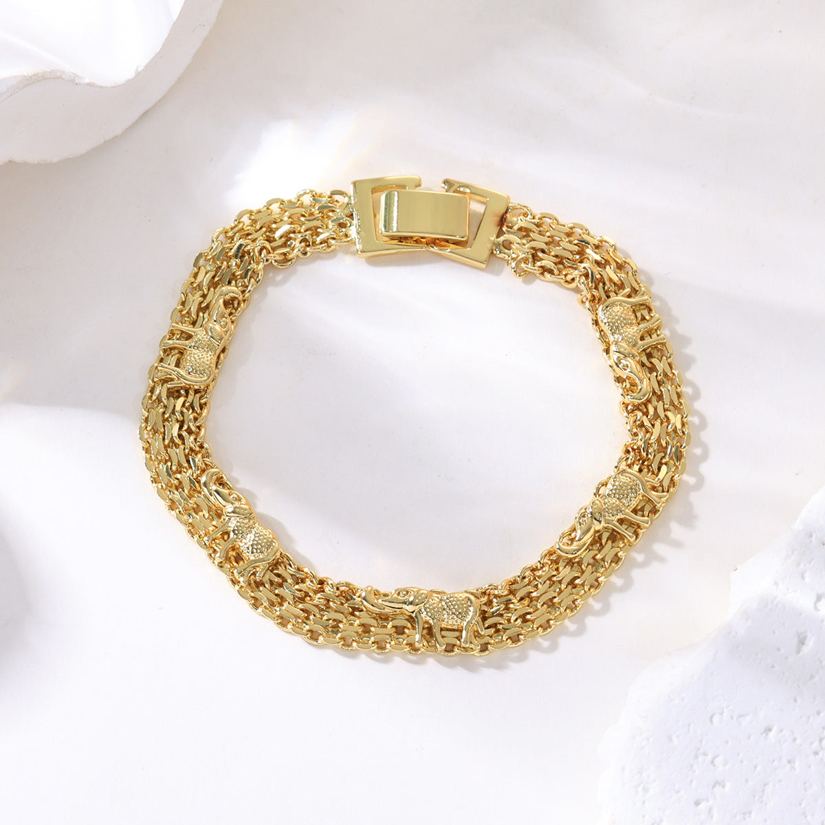 Bohemian Devil's Eye Elephant Female Cartoon Fun Vacation Bracelets
