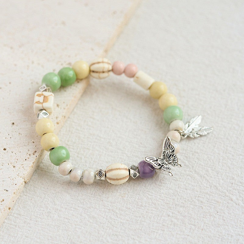 Hand-woven Artistic Ancient Style Beaded Special Interest Bracelet
