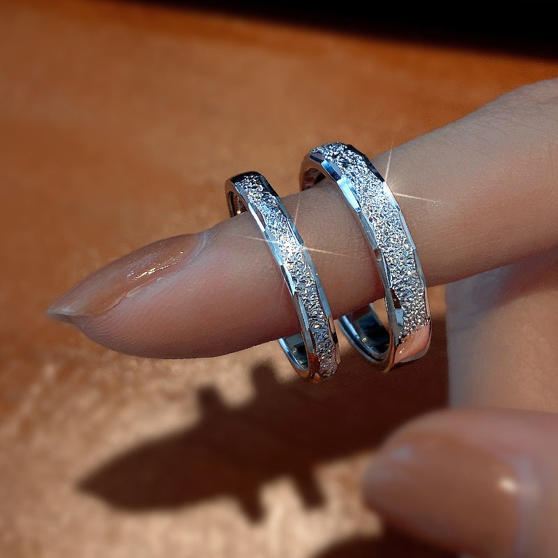 Women's Starry Galaxy Simple Couple For Niche Switchable Index Finger Ring