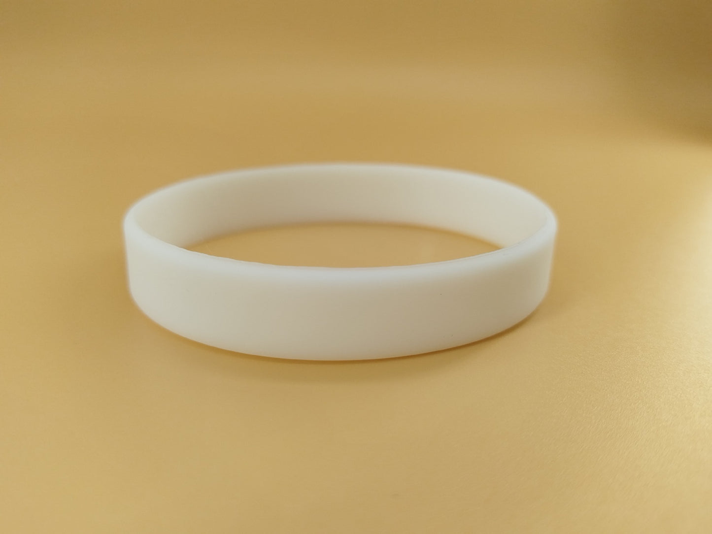 Silicone Solid Color Thermography Personality Lettering Laser Rubber Bracelets