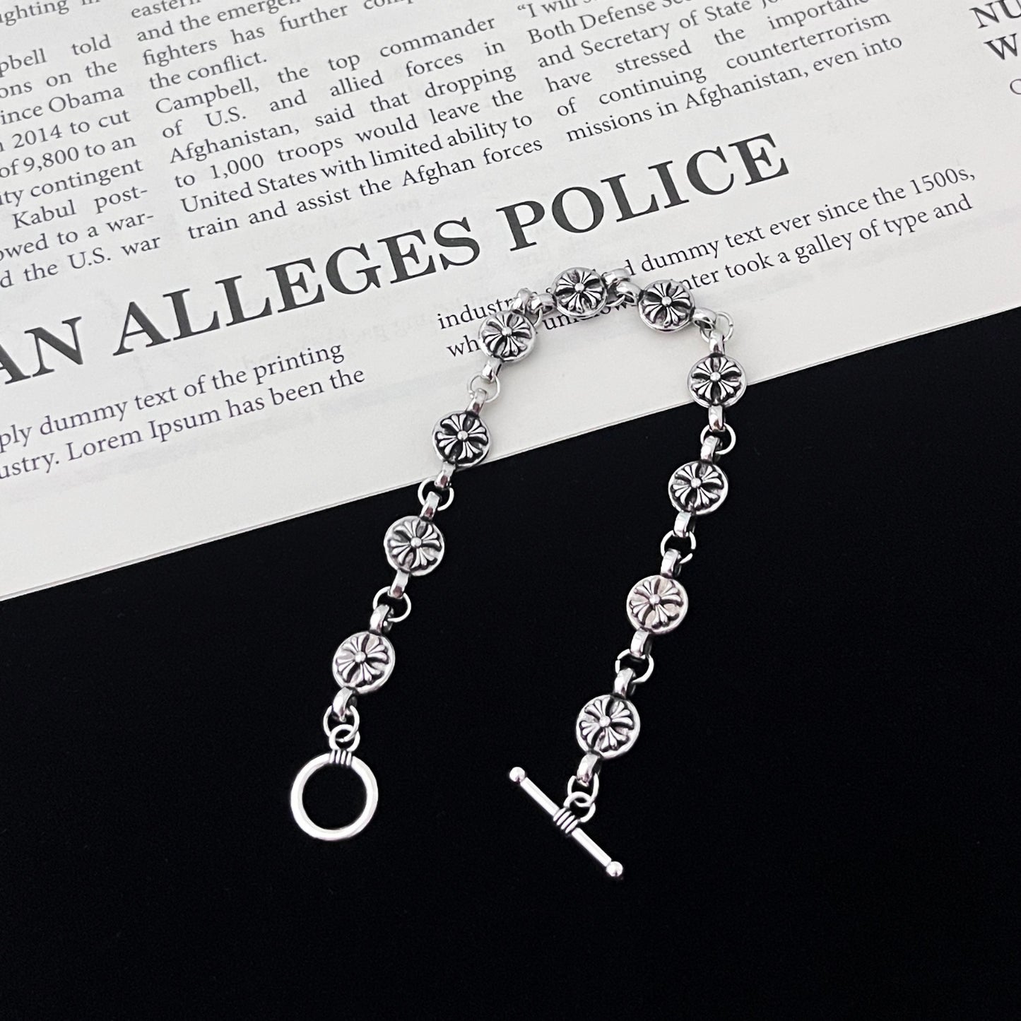 Women's & Men's Pear Snake Cross Fashion Crowe Couple Bracelet