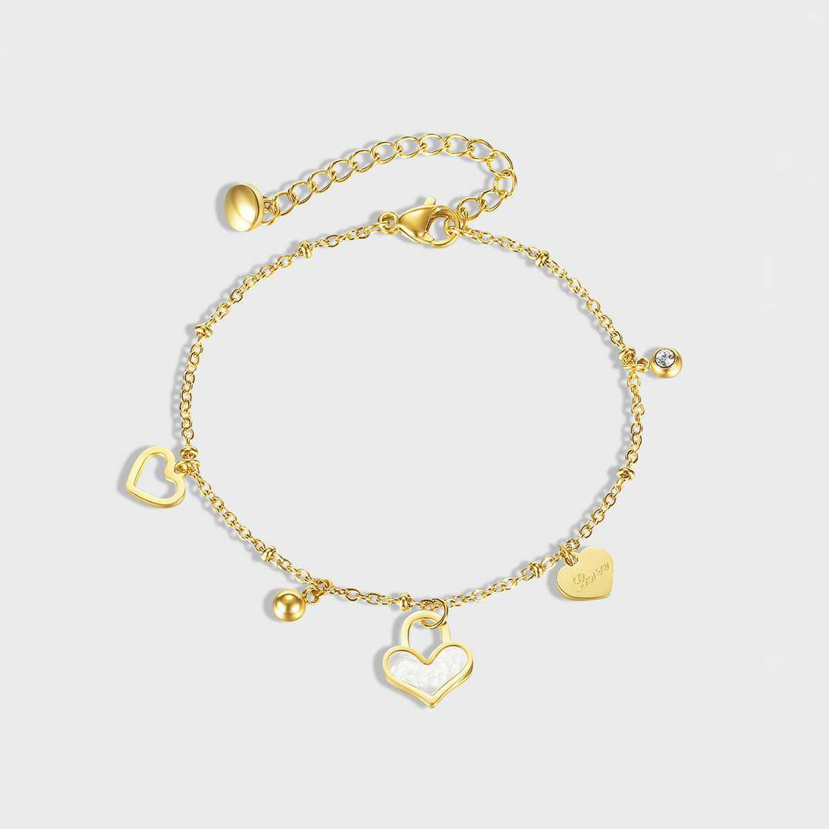Women's Commuter Titanium Steel Light Luxury Couple Bracelets