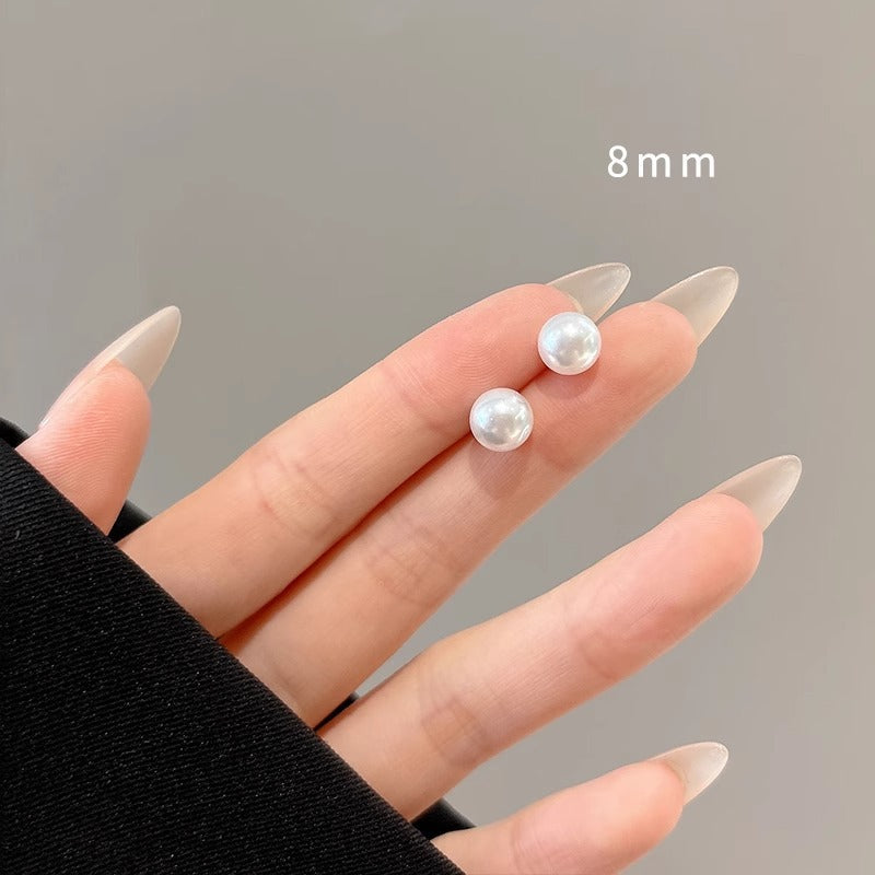 Women's Alloy Night Market Stall Temperament Imitation Pearl 2 Earrings