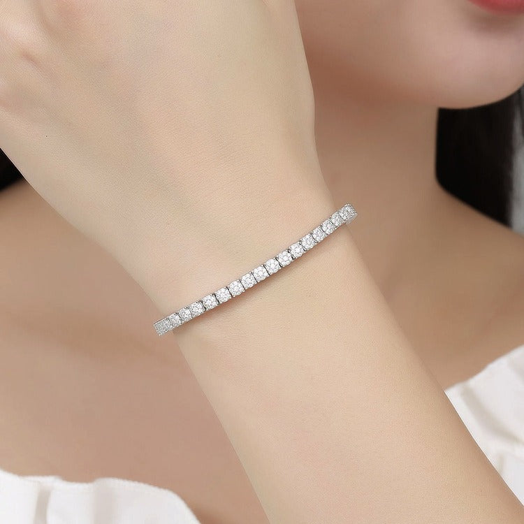 Women's High-grade Light Luxury Rhinestone For Design Simple Full Bracelets
