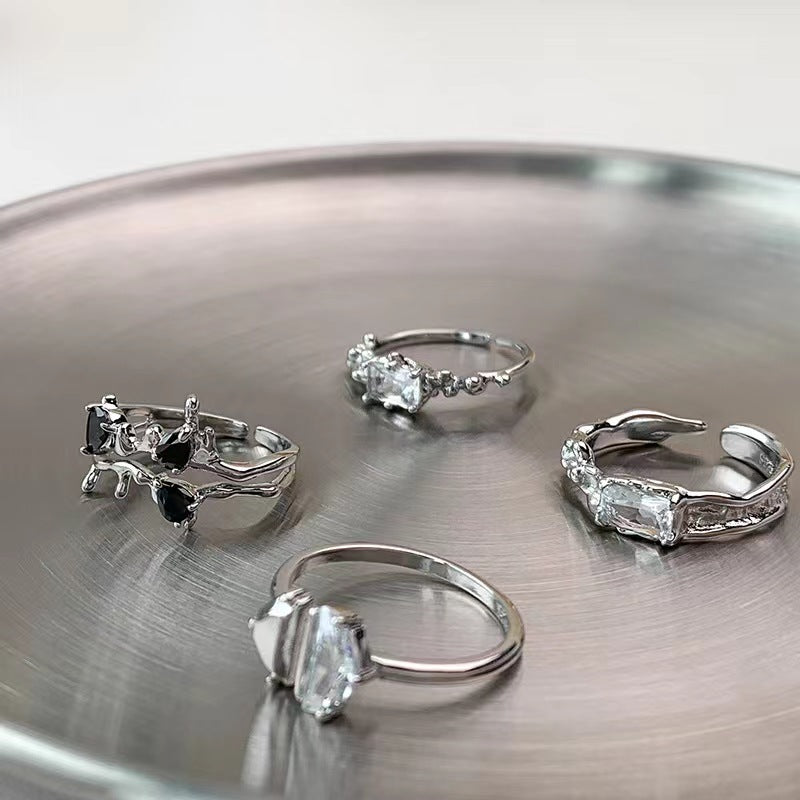 Women's Luxury Design Sense Niche Exquisite Cold Style Rings