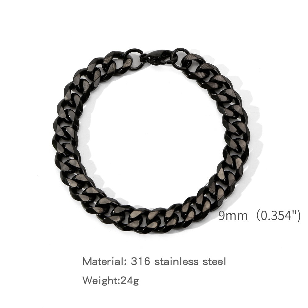 Fashion Electroplated Single Woven Grinding Six Bracelets