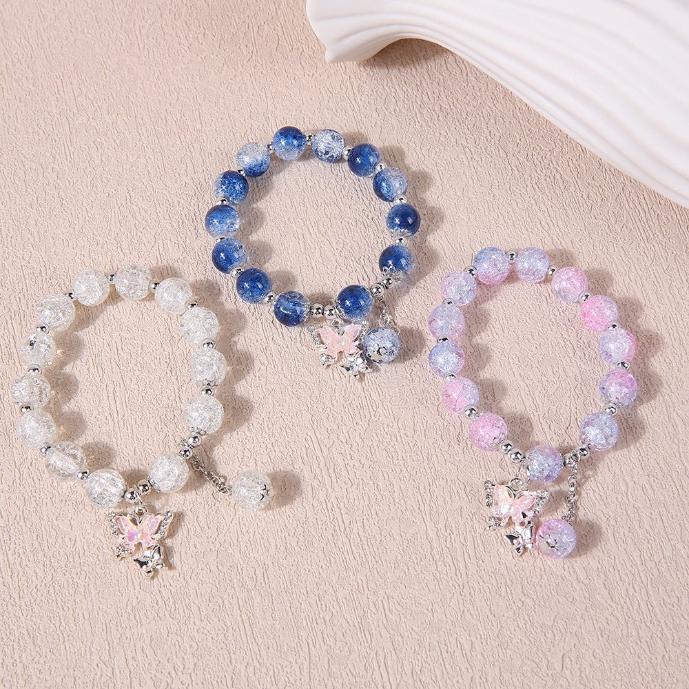Beaded Design Hot Flower Crystal Trendy Bracelets
