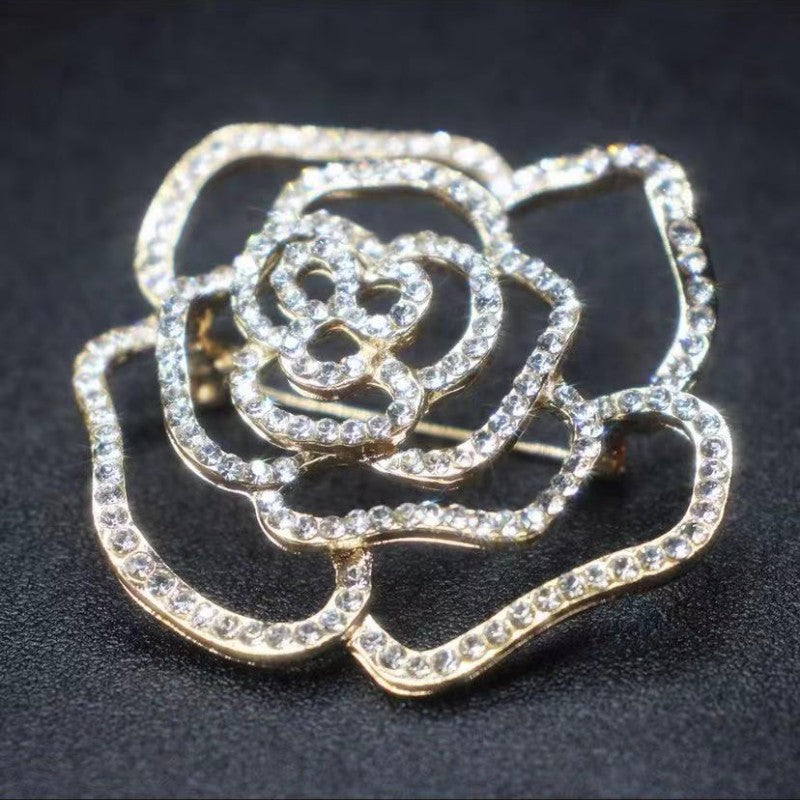 Golden Pearl Corsage Wheat Brooch Female High-grade Brooches
