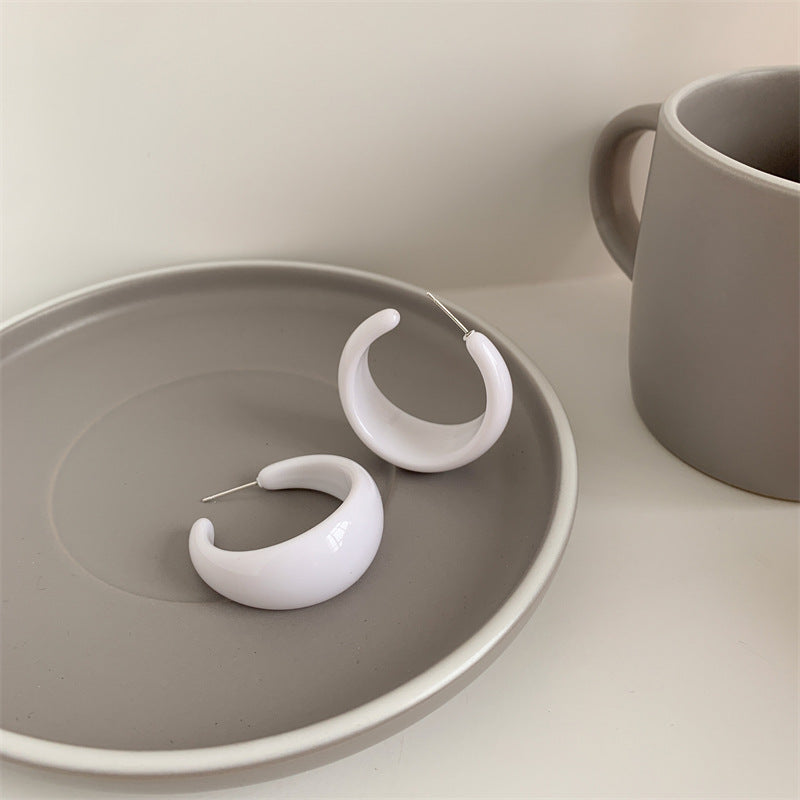 Style Shaped Female Fashion Graceful Fashionable Summer Exaggerated Earrings