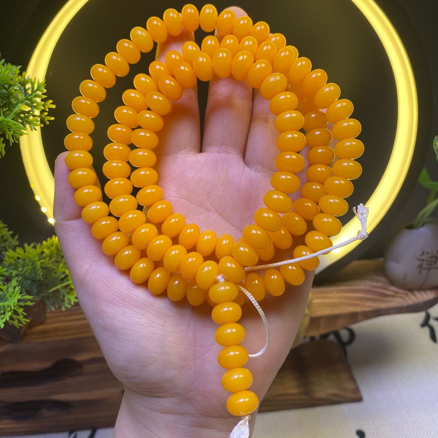 Dyed Grass Green Gray Jade Bodhi Root Beads Bracelets
