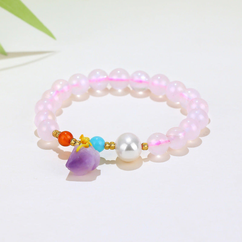 Women's & Men's Beaded For To Relieve Anxiety Natural Crystal Lucky Bracelet