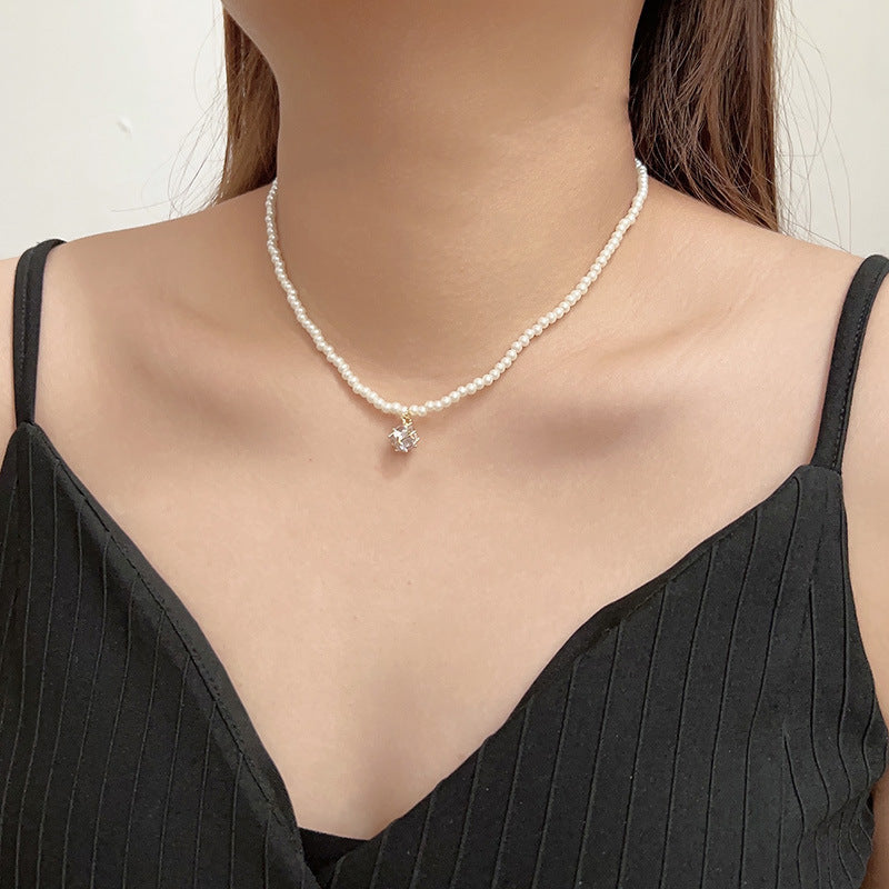 Sense Niche Clavicle Chain Female Slightly Luxury Necklaces