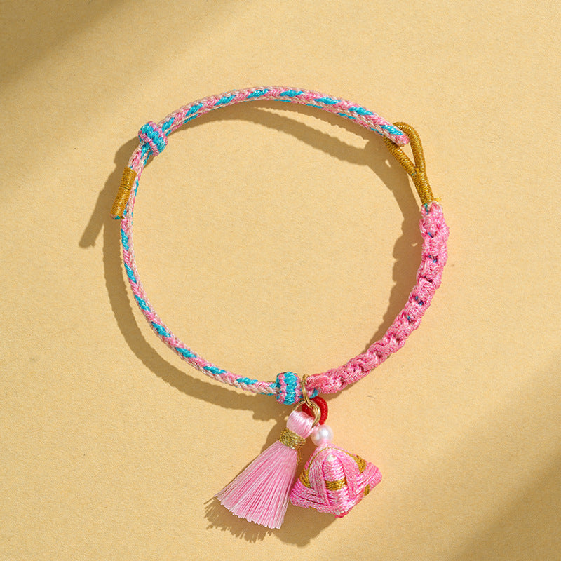 Children's Dragon Boat Festival Colorful Rope Hand-woven Small Bracelets