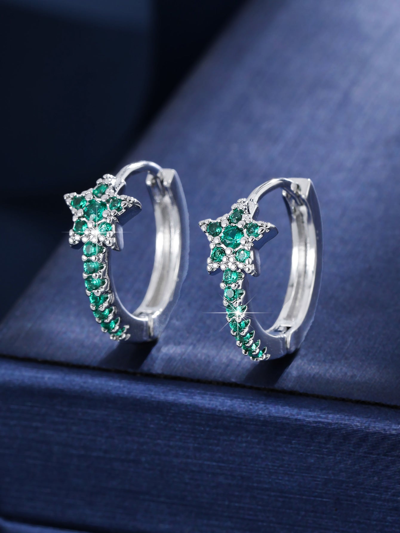 Women's Cute Zircon Star Holiday Party Daily Commuting Earrings