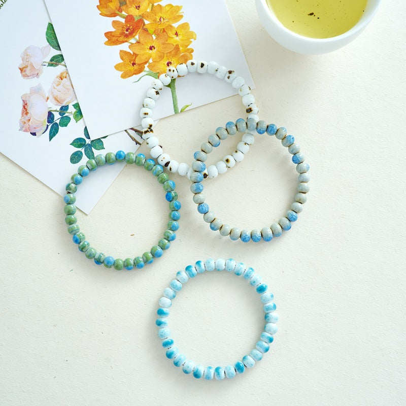 Single Circle Female Summer Ceramic Gift Bracelets