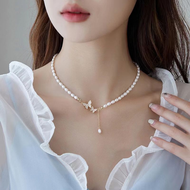 Pearl Design High-grade Light Luxury Clavicle Chain Necklace