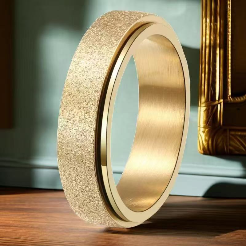 Men's Stainless Steel Chain Niche Trendy Titanium Rings