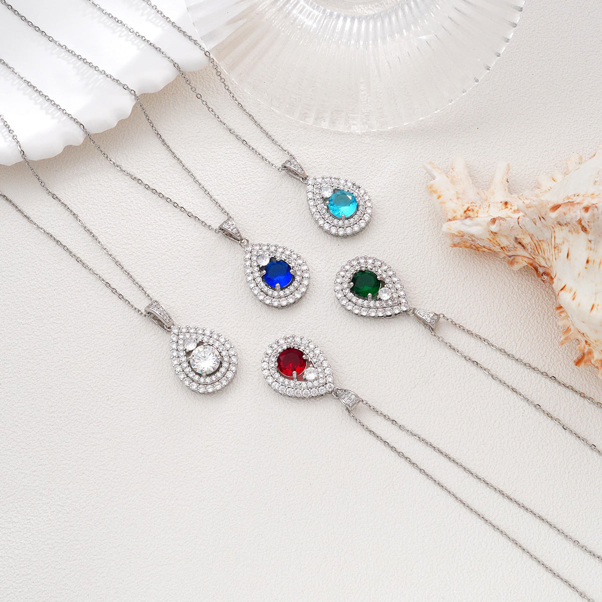 Heart Fresh Simple Titanium Steel Clavicle Necklaces