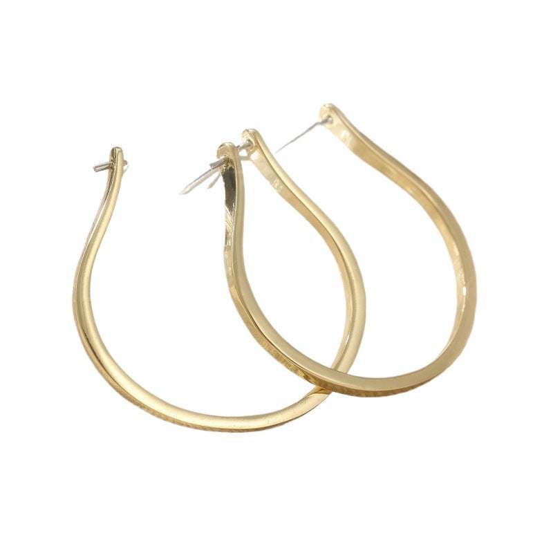 Vintage Bronze Big Ear Copper Simple Rings