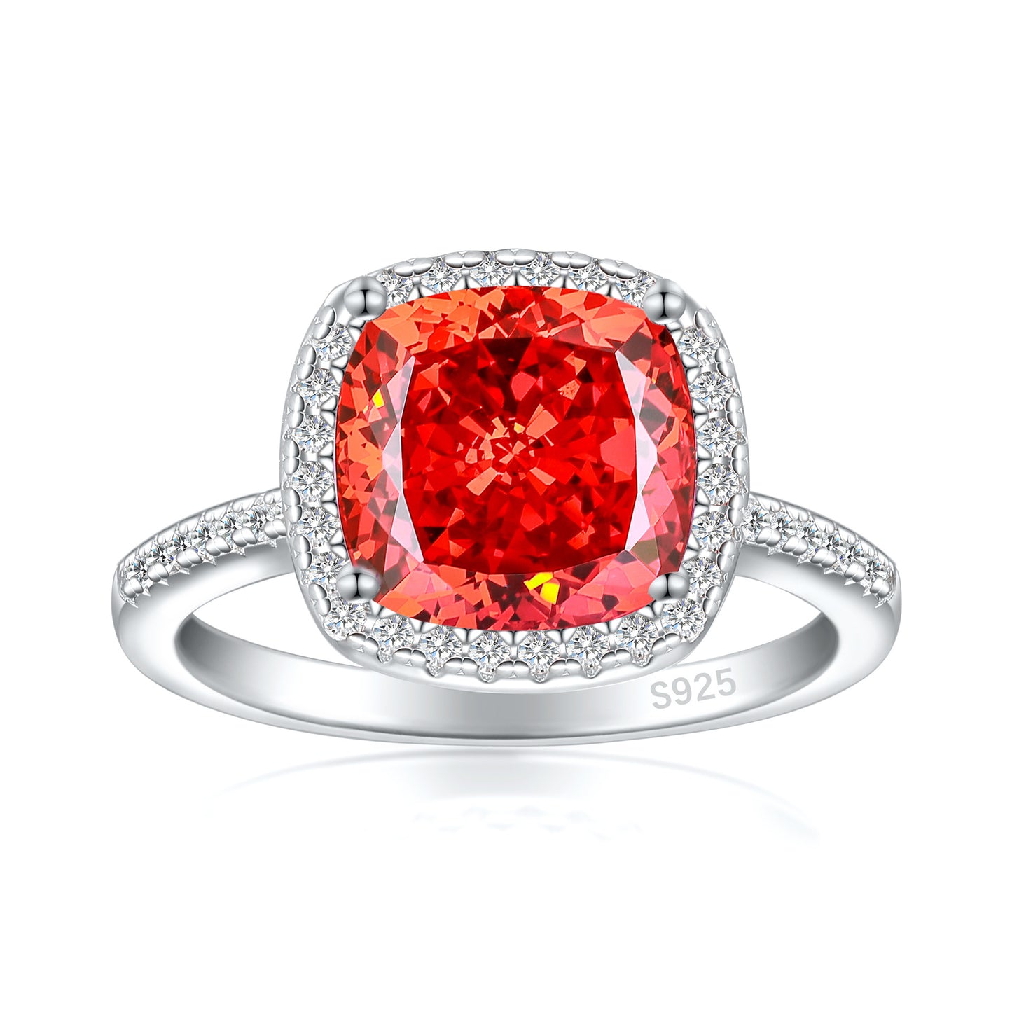 Karat High Carbon Rhinestone Female Niche Advanced Light Rings