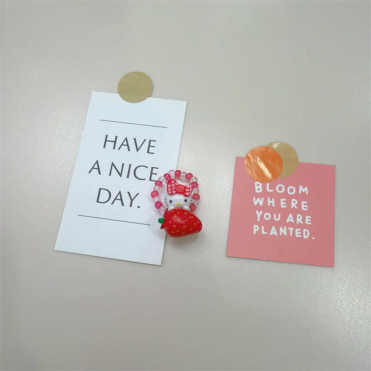 Flowers Cat Sweet Girly Trendy Cool Ring