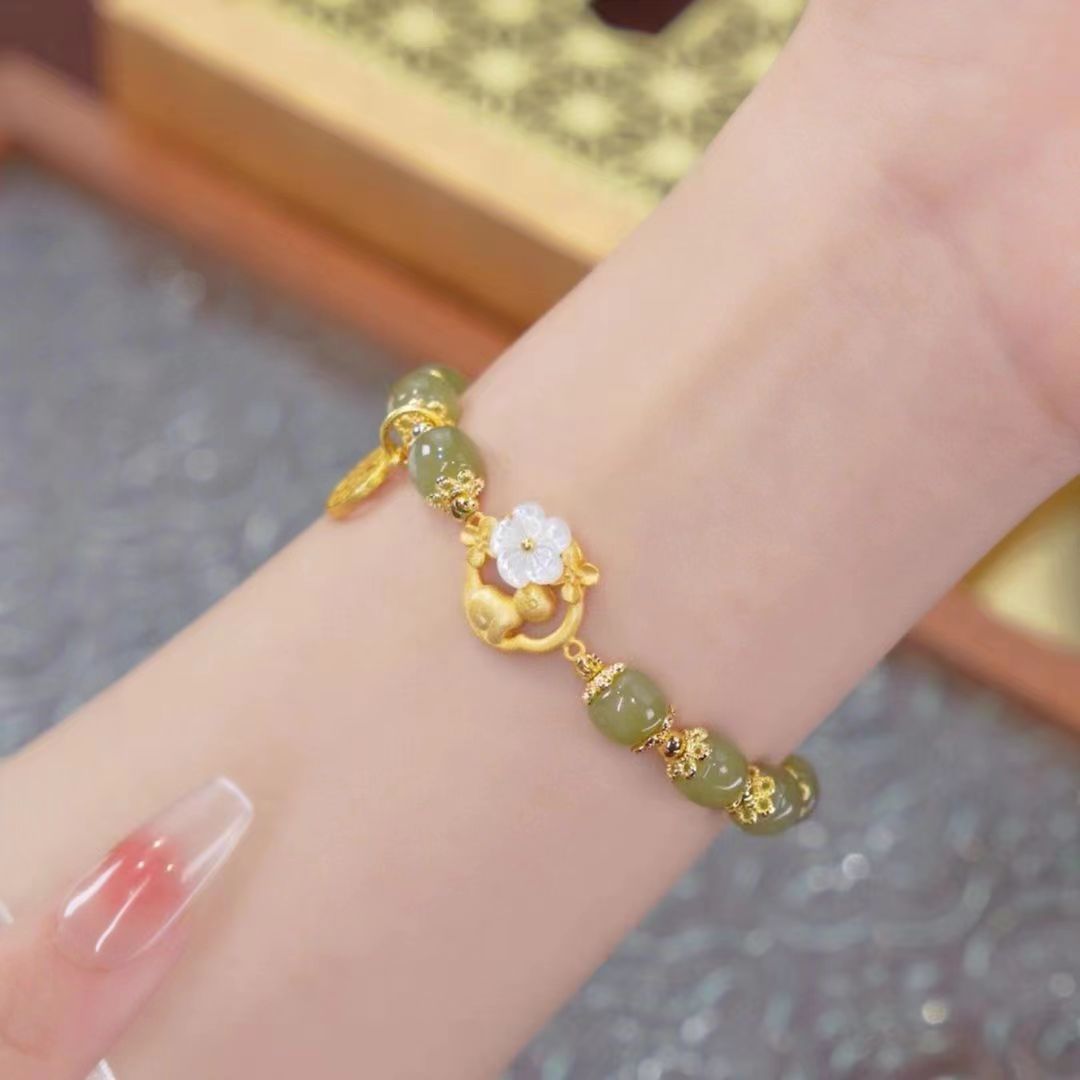 Design Ancient Style Chinese Girlfriends Couple Gift Bracelet