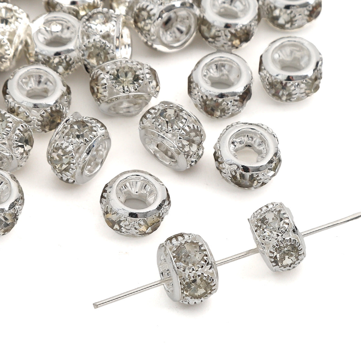 Versatile Hoop Floral Ball Separator Beads Jewelry Accessories
