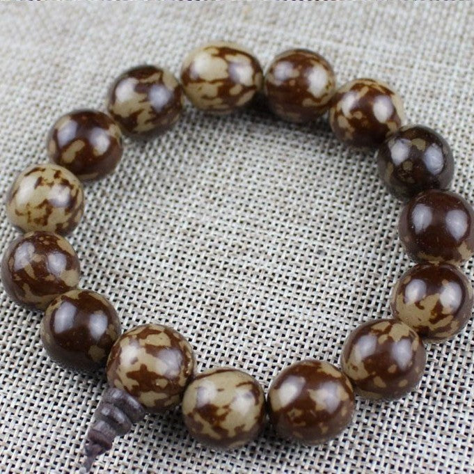 Women's & Men's Textured Bodhi Bead Tiger Spot Rosary Stall Bracelets