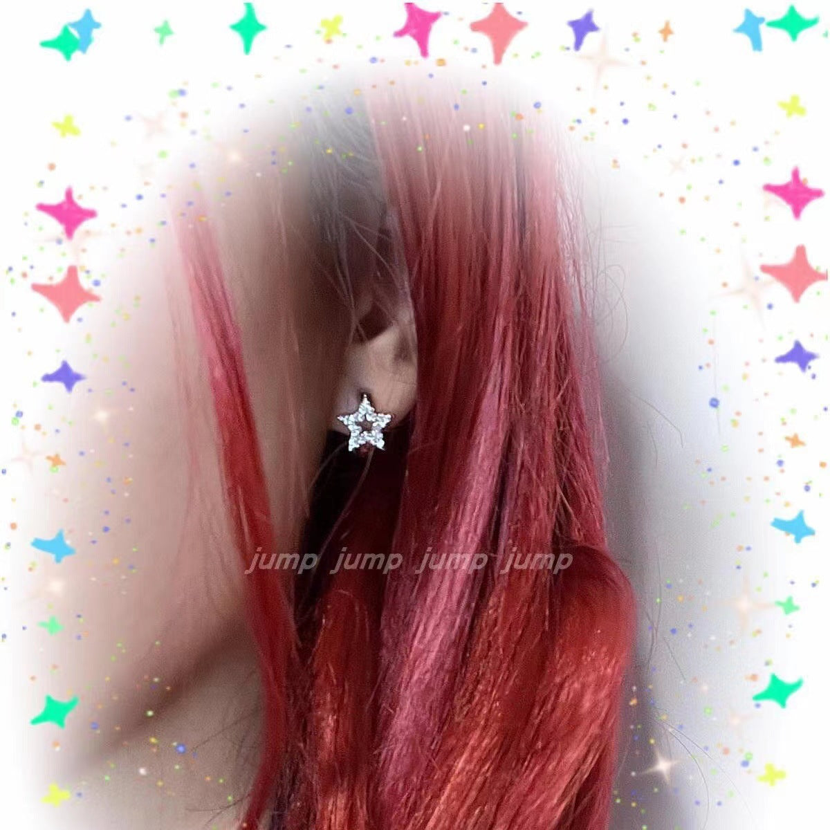 Star Ear Clip Five-pointed Simple Elegant Bone Stud Earrings