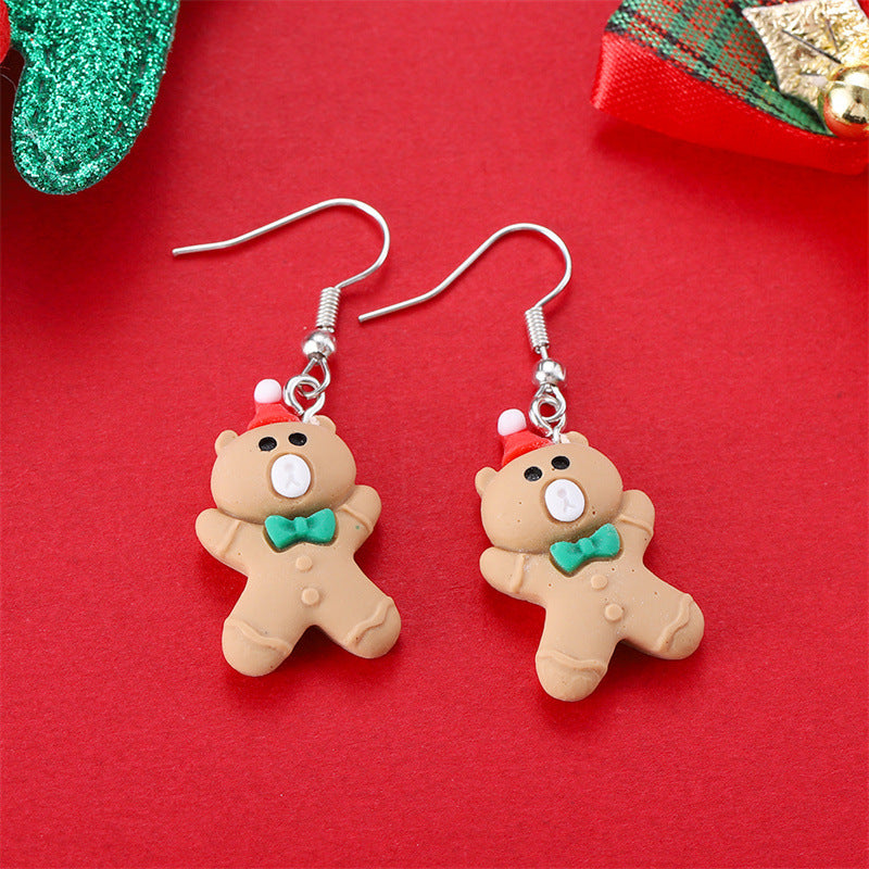 Creative Christmas Series Cute Fashion Exquisite Earrings