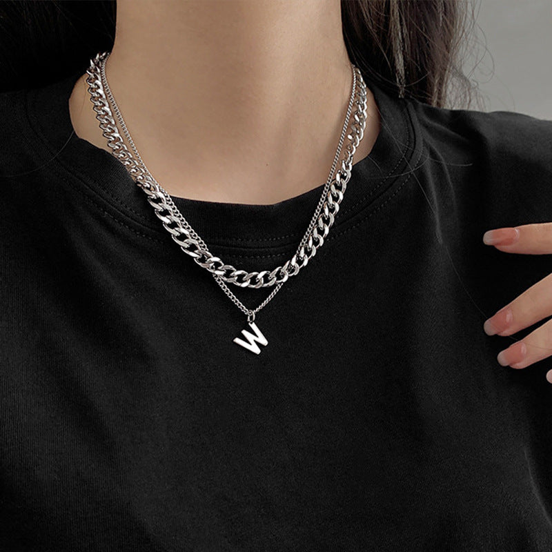 Women's Steel Sweater For Niche Design Trendy Necklaces