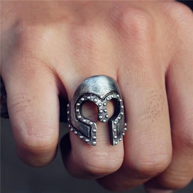 Popular Skull Punk Metal Mask Creative Rings