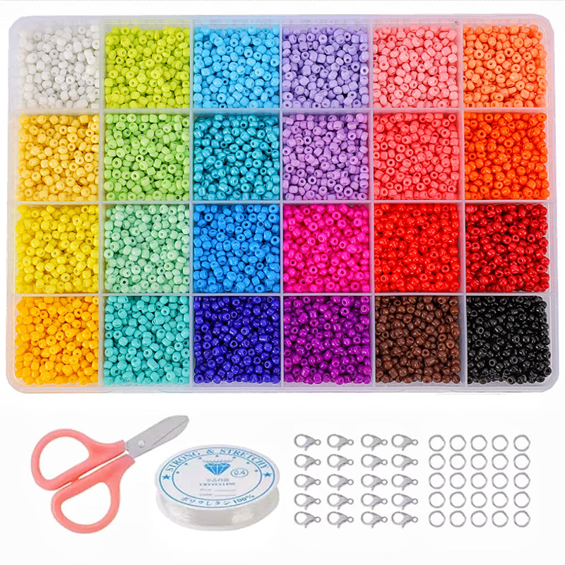 Beads Micro Glass Bead Solid Color Scattered Jewelry Accessories