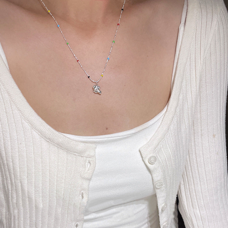 Exquisite Three-dimensional Puppy Dopamine Female Cute Girlfriend Gifts Gift Necklace