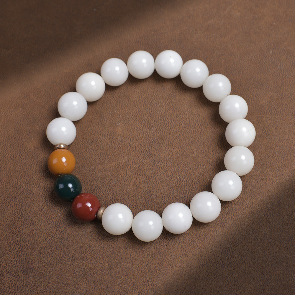 Women's & Men's Natural Bodhi Bead Pliable Temperament Hand Toy High Oil Density Bracelets