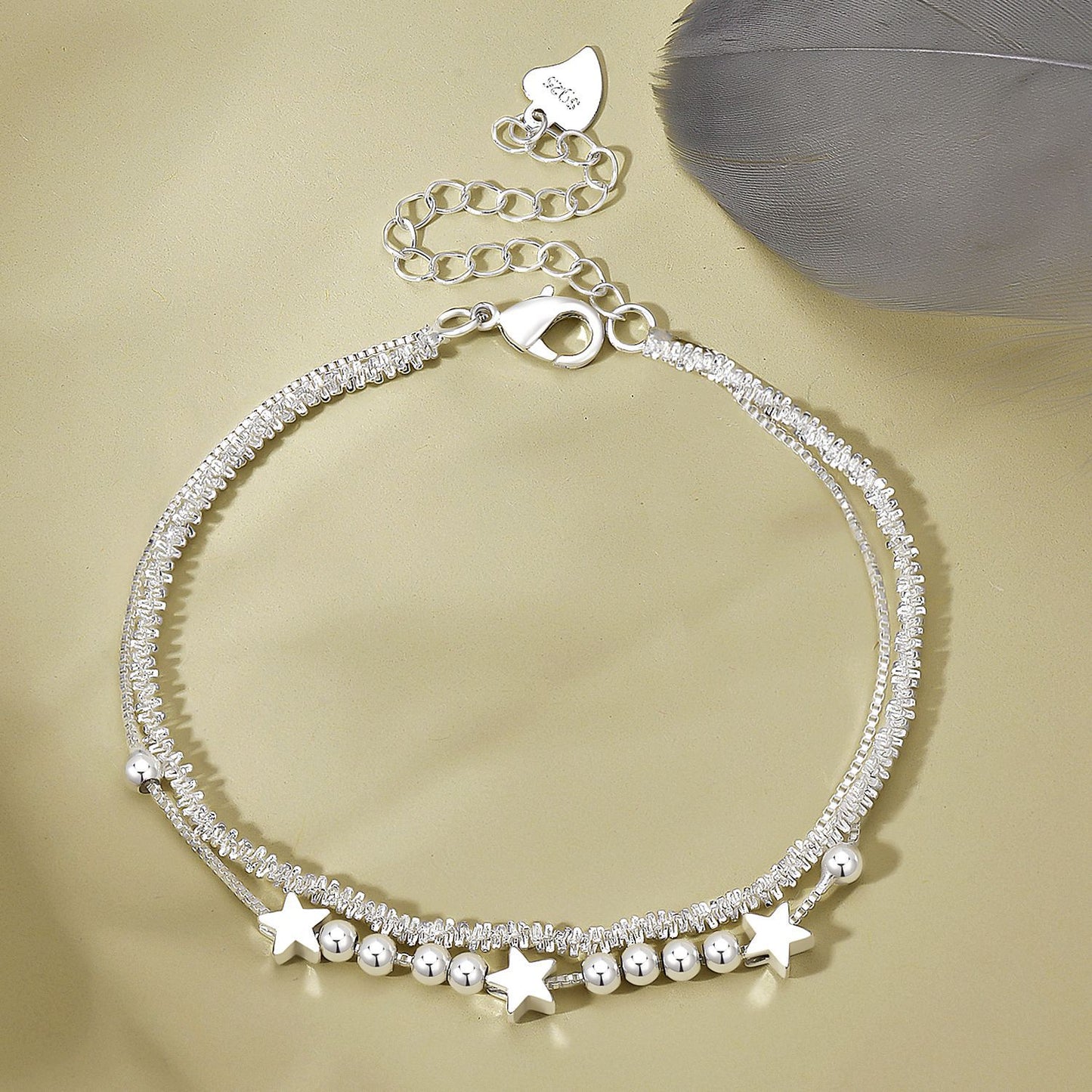 Planet Female Korean Style Starry Double Bracelets