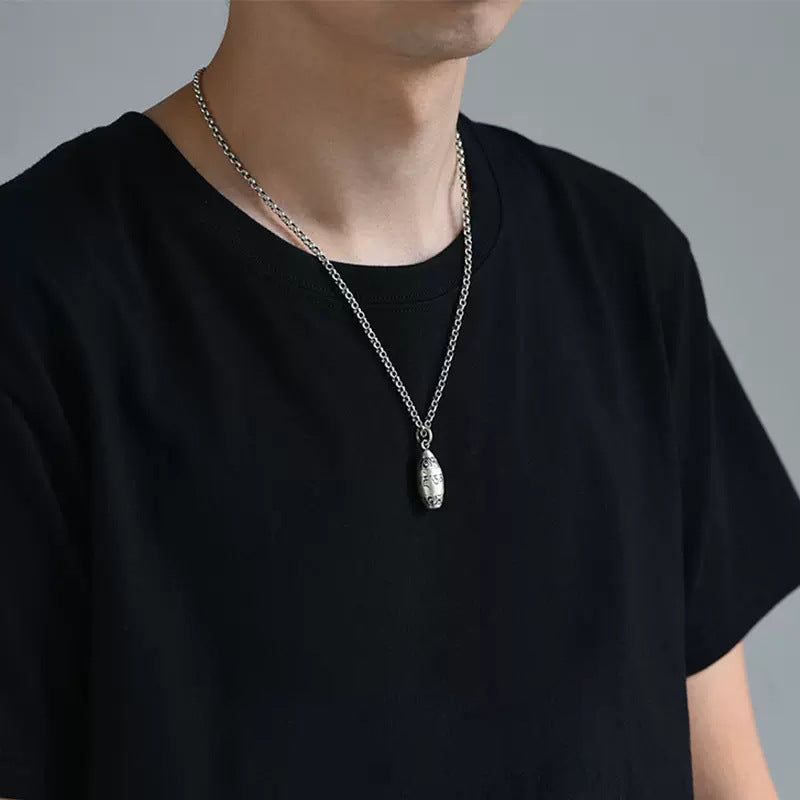 Women's & Men's Of The Buddha Hollow That Can Open Storage Things Auspicious Necklace