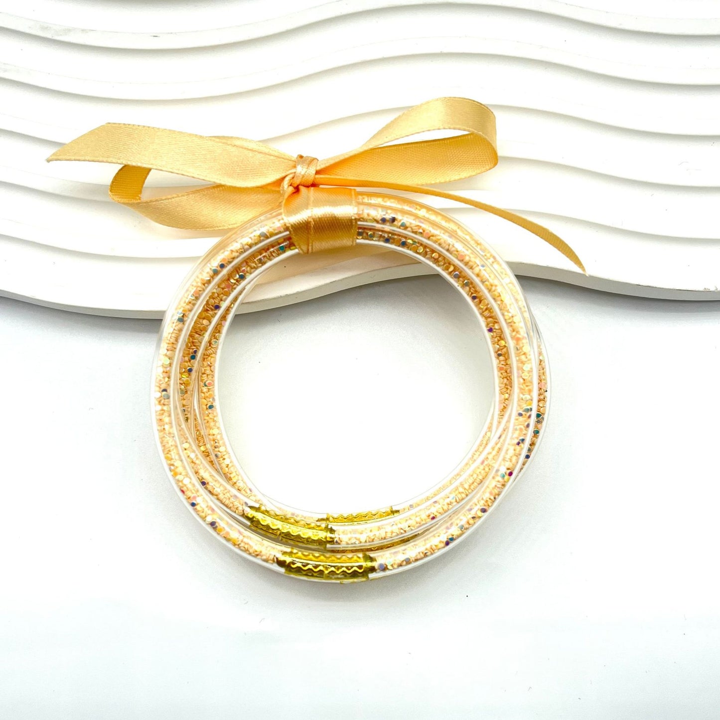 Glamorous Fashion Silicone Bright Simple Couple Bracelets