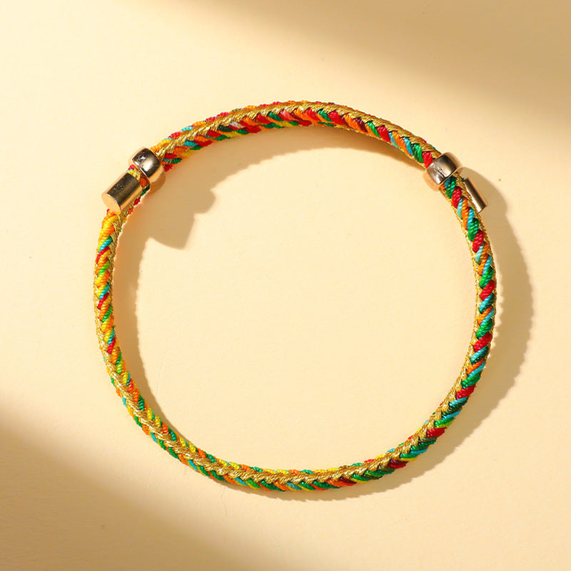 Children's Dragon Boat Festival Colorful Rope Hand-woven Small Bracelets