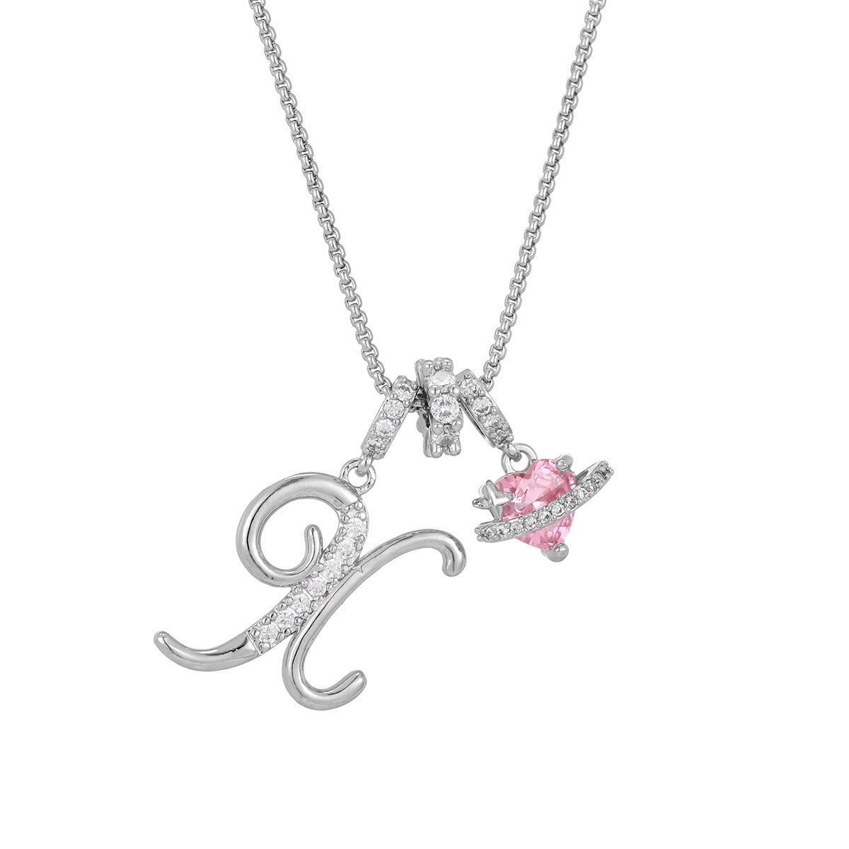 Dopamine English Letter Light Luxury Minority Necklaces