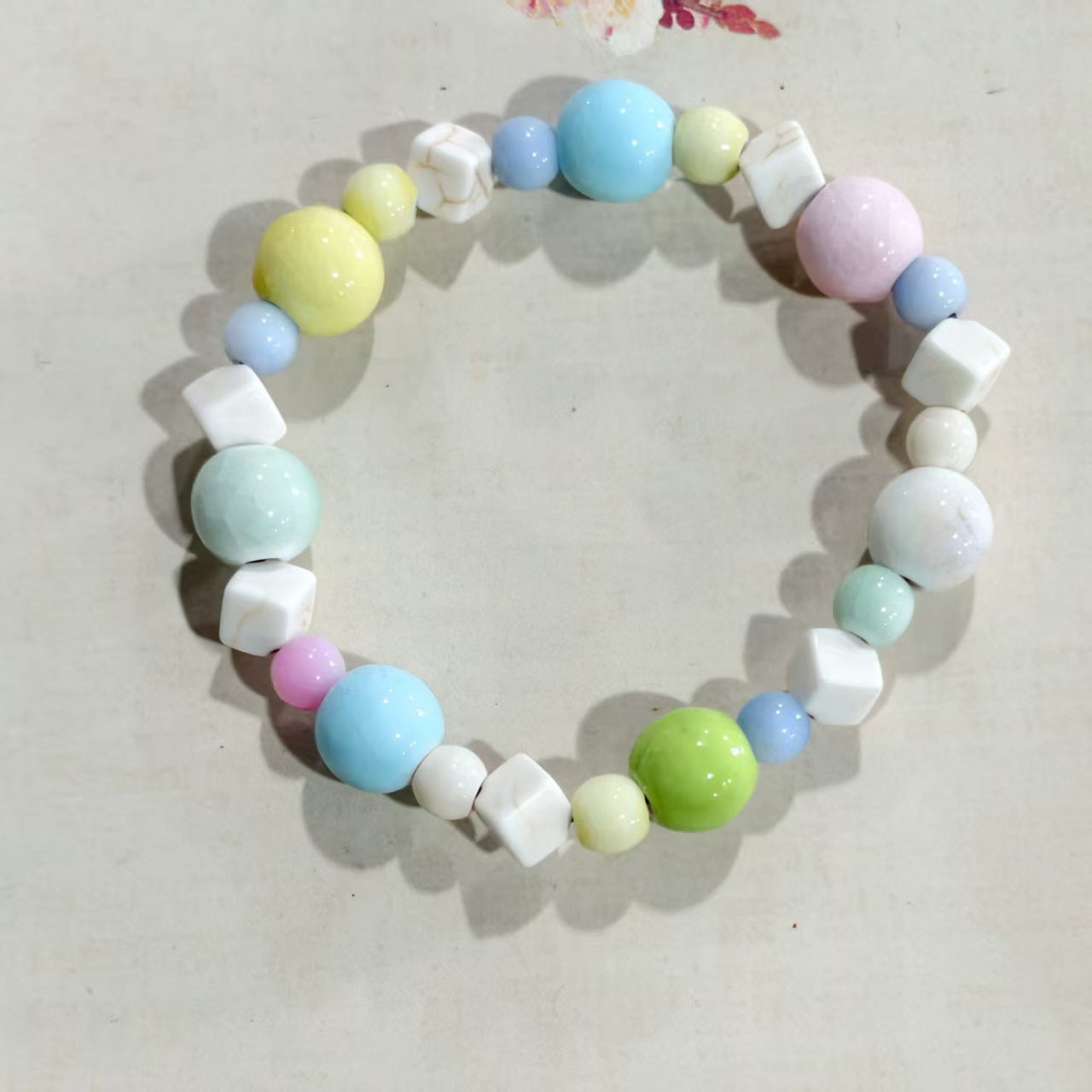 Alloy Ceramic Ethnic Style Single Handmade Filament Bracelet